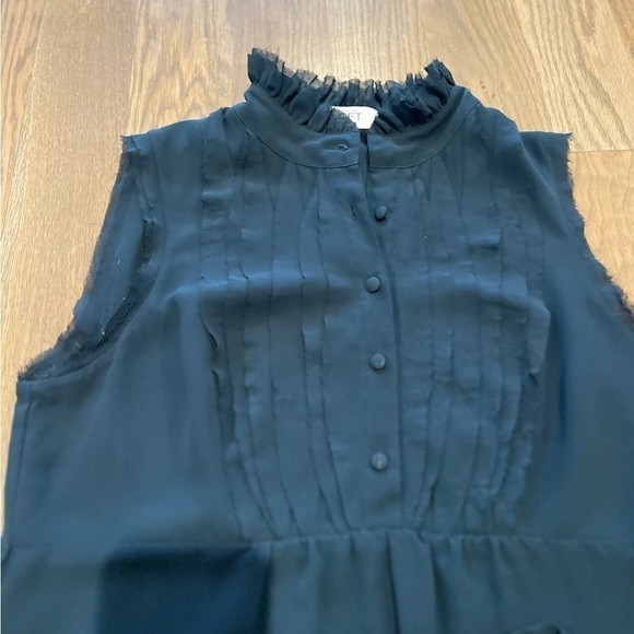 LOFT casual navy blue sleeveless dress size 6P - Picture 6 of 13